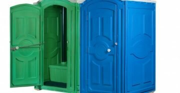 Пластиковый туалет