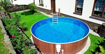 Пластиковый бассейн для дачи